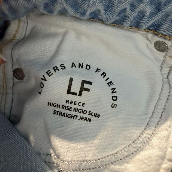 Lovers + Friends HIGH RISE RIGID SLIM
STRAIGHT JEAN Sz 27 - Picture 7 of 7